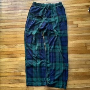 Croft & Barrow Fleece pajama pants. Size Small. Blue and Green plaid.